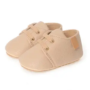 Scarpe da bambino di alta qualità per neonati in vera pelle di vacchetta scarpe da bambino prima sogliola morbida moda presepe scarpe da bambino