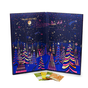 Factory Custom Countdown 24 Days Book Christmas <strong>Tea</strong> <strong>Advent</strong> <strong>Calendar</strong> Countdown Blind Packaging Box for <strong>Tea</strong> - Product Image 2