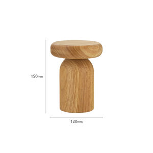 Lámpara de Mesa LED RGB Moderna de Madera, Lámparas de Escritorio Inalámbricas Recargables, Luz de Cena Portátil para Restaurante, CRI 90, 2700K-6000K - Product Image 1