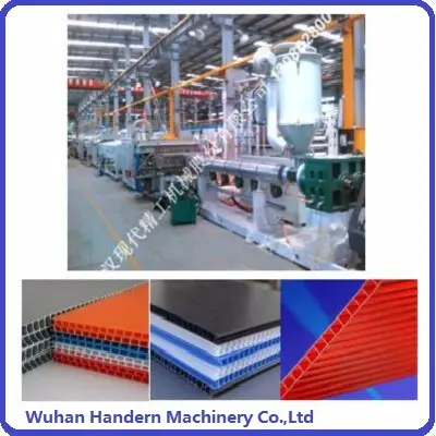 S-type hollow profile sheet extrusion machine PP hollow profile sheet extrusion line