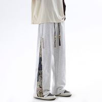 Pantalones Deportivos de Primavera para Hombre, Pantalones Holgados y Sueltos con Cintura Elástica y Cierre de Cordón, Leggings para Adolescentes, Estilo Urbano