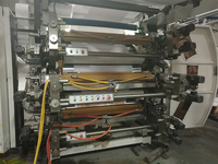Machine d'impression flexographique automatique Film plastique multicolore 4 couleurs Mini imprimantes flexographiques Machine d'impression portable