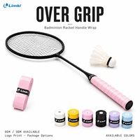 Sangle de préhension pour raquette de badminton, type sec, absorbant la transpiration, bandage de poignée de raquette, vente en gros OEM