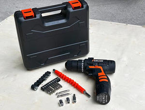 Taladro manual de destornillador eléctrico recargable multifunción OEM personalizable con juego de herramientas de embalaje de cubo - Product Image 5