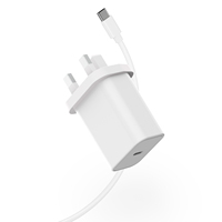 Adaptador de Corriente USB-C USB-A de 30W al por Mayor, Adecuado para Carga Rápida Tipo-C, Cargador de Pared GaN para iPhone 15 16 17