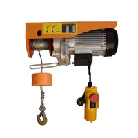 Équipement de levage pour la construction Mini palan électrique à chaîne Série PA Double crochet 230V 1000kg Palan de grue Télécommande sans fil