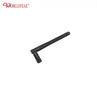 Antenne WiFi RP-SMA Mâle Bi-bande 2,4 GHz 5,8 GHz 3 dBi pour Routeur Réseau Sans Fil Extérieur Omnidirectionnel