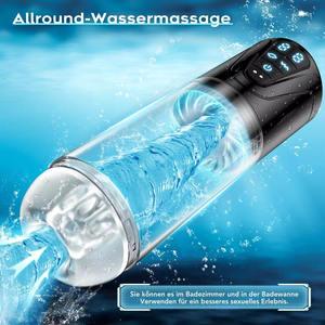 Elektrische Masturbator Cup 10 Vibraties met 10 Zuigstanden, Seks Speelgoed voor Mannen <span class=keywords><strong>Solo</strong></span> Seks Speelgoed Masturbatie - Product Image 4