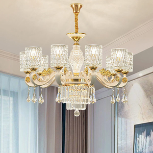 Lustre en alliage <span class=keywords><strong>de</strong></span> Zinc, lustre en <span class=keywords><strong>cristal</strong></span> <span class=keywords><strong>de</strong></span> luxe pour salon, <span class=keywords><strong>salle</strong></span> à manger, hôtel, réception <span class=keywords><strong>de</strong></span> mariage, décoration - Product Image 3