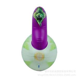 <b>Inflatable</b> <b>Duck</b> Toy Cabbage Design 65cm Air Filled Plastic Children's Play Item Unisex Age 2 4 Years - Product Image 3