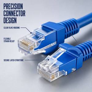 <span class=keywords><strong>Cable</strong></span> Ethernet CAT6 de 8 Conductores, 26 AWG, con Conductor de Cobre Sólido o Trenzado, con Opciones de Color Personalizadas - Product Image 2