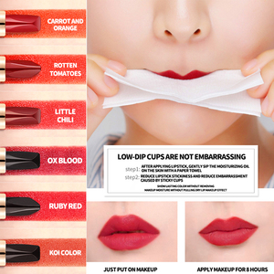 Lápiz Labial <span class=keywords><strong>AGAG</strong></span> de Seis Colores, Doble Tubo, Mate, Impermeable, Hidratante, de Larga Duración, Maquillaje, Cosméticos, Belleza - Product Image 5