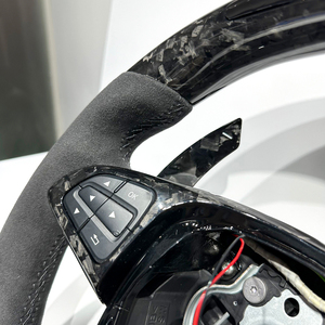 <span class=keywords><strong>Volante</strong></span> Deportivo de Fibra de Carbono Forjado con LED para Mercedes Benz <span class=keywords><strong>AMG</strong></span> W205 W204 W203 W212 W213 CLS W222 C300 - Product Image 5