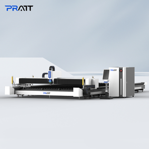 Machine de découpe laser à fibre sur rail industriel de qualité supérieure Pratt pour grandes plaques métalliques - Product Image 3