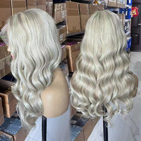 Perruque Ombrée Blonde Transparente HD Full Lace avec Baby Hair, Perruque Frontale Lace Highlight Sans Colle en Cheveux Humains – Fournisseur en Gros