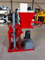 Máquina de entrelazado manual hidráulico de QTY2-20, peso ligero, común, Simple, barata