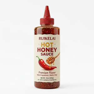 Sauce au miel épicée de qualité supérieure, personnalisée, en marque blanche, en vrac, infusée au piment, sans gluten, prix usine - Product Image 1