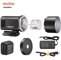 Flash de studio professionnel sans fil Godox AD600BM II de deuxième génération, télécommande sans fil, 600 W, haute puissance, externe, pour extérieur
