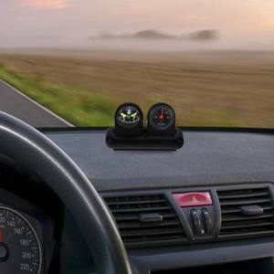 <span class=keywords><strong>Boussole</strong></span> de voiture avec thermomètre, guide de navigation multifonctionnel à monter sur le tableau de bord, <span class=keywords><strong>boussole</strong></span> directionnelle pour accessoires de véhicule automobile - Product Image 3