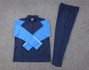 Nuovo Design 2023 <span class=keywords><strong>Tute</strong></span> da Allenamento <span class=keywords><strong>Calcio</strong></span> Personalizzate, Uniformi da <span class=keywords><strong>Uomo</strong></span> con Mezza Zip, <span class=keywords><strong>Tute</strong></span> Sportive MBAPPE con Giacca a Maniche Lunghe - Product Image 5