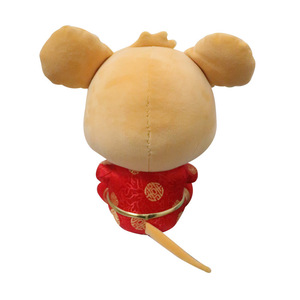 Ratón de peluche personalizado, ratón de dibujos animados, juguete de felpa hecho a mano con gafas, CE CPC - Product Image 4