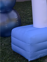 Ballon gonflable géant imperméable et durable pour personnage de dessin animé avec taille personnalisable pour les décorations de fête et la publicité