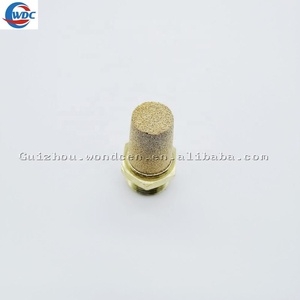 ตัวกรองลมแบบเกลียวทองเหลืองพร้อมตัวเก็บเสียงลม ขนาด 1/8" 1/4" 3/8" 1/2"  ทองแดงเผา SLL-01/02/03/04 BSL-01/02/03/04 - Product Image 2
