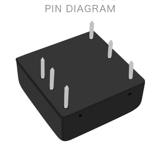 Hi-link VRB2405LMD-40WR3 VRB2412LMD-40WR3 Convertidor CC-CC Aislado de 40W, Convertidor DIP Regulado de Entrada Amplia 2:1, 5/12/15/24V - Product Image 4