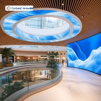 CANBEST FL Indoor Flexibler LED-Bildschirm P0.9 P1.2 P1.5 P1.8 P2.5 Gebogener Digitaler Werbebildschirm für Hotel-Lobby und Rezeption
