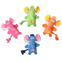 Jouet à renifler pour chien multi-couleurs parfumé, jouet à mâcher en peluche douce pour la dentition, accessoire de jeu interactif anti-stress