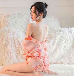 Kimono Ecowalson para <span class=keywords><strong>mujer</strong></span>, cárdigan, ropa japonesa, camisa <span class=keywords><strong>Haori</strong></span> Obi Yukata, Kimono de verano de playa para <span class=keywords><strong>mujer</strong></span>, camisa de Cosplay para <span class=keywords><strong>mujer</strong></span> - Product Image 5