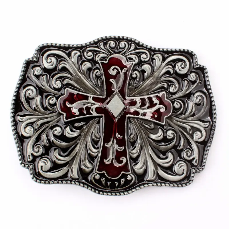Boucle de ceinture en alliage de Zinc et métal pour hommes, Design de forme jolie, Logo 3D, Oem, boucle de ceinture en argent Antique pour hommes