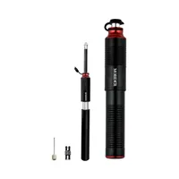 Pompe à air numérique portable haute pression avec adaptateur de valve et manomètre 80-130 PSI pour gonfler les pneus de vélo et les ballons