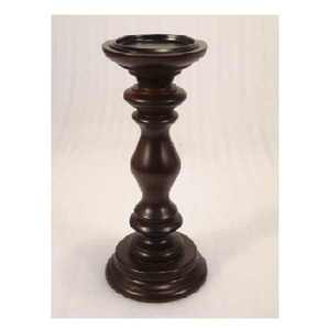 Hecho a mano al por mayor granja vintage hecho a mano pilar de madera portavelas de Navidad de madera - Product Image 1