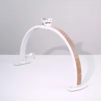Lampe à ongles LED demi-lune 30W 308 LED de haute qualité, outil d'éclairage de table professionnel pour salon de manucure et table de peinture