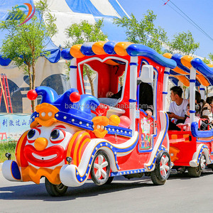 Train électrique pour enfants de style clown de <span class=keywords><strong>parc</strong></span> <span class=keywords><strong>d</strong></span>'attractions classique commercial à vendre - Product Image 1