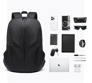 Sac à dos imperméable pour homme de 17 pouces, fermeture éclair, étudiants, voyageurs, motards, cyclistes, sacs à casque, sac à dos - Product Image 5