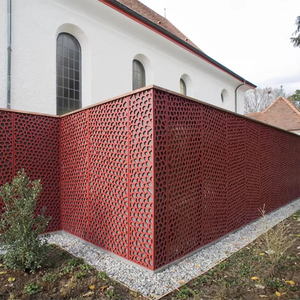 Panneaux de clôture décoratifs modernes en alliage d'aluminium découpés au <span class=keywords><strong>laser</strong></span>, résistants à la corrosion et thermolaqués, balustrade de luxe en <span class=keywords><strong>fer</strong></span> <span class=keywords><strong>forgé</strong></span> pour - Product Image 4