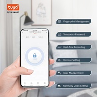 Serrure de porte électronique à empreinte digitale en alliage de Zinc, mot de passe, serrure de poignée de porte numérique, serrure de porte intelligente