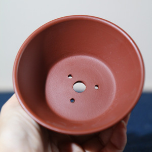 Maceta <span class=keywords><strong>de</strong></span> arena en miniatura <span class=keywords><strong>de</strong></span> arcilla púrpura hecha a mano para bonsái, <span class=keywords><strong>barro</strong></span> rojo, túnica roja grande, tambor, sombrero pequeño, olla <span class=keywords><strong>de</strong></span> Calamus clásica para uso en el suelo - Product Image 4