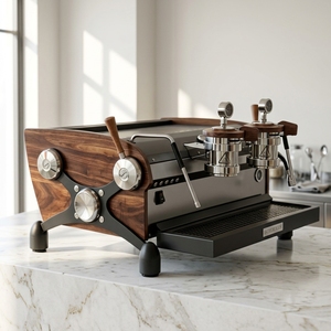 Máquina de Café Espresso Comercial de Diseño Retro, 15 Bares, Caldera Doble, Semiautomática - Product Image 1