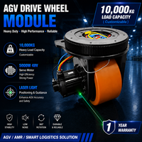 Roue motrice AGV MDBOT 5000W 48V haute capacité de charge, capacité de charge de 10 tonnes, roue de traction à direction horizontale pour robot mobile