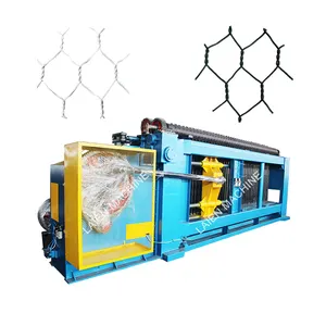 pvc coating gabion machine PLC control gabion mesh machine automatic