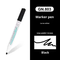 Marqueur à encre à base d'huile Guangna 803, tête large, imperméable, séchage rapide, durable, épais, pour chantier, marqueur pour carrelage, rechargeable, ensemble