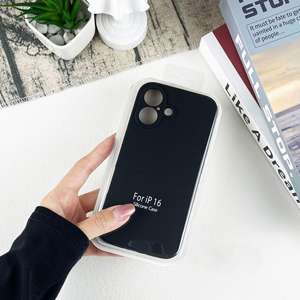 Coque en silicone liquide pour iPhone 17/16 Pro Max, couleur unie, premium, coque de téléphone antichoc pour 14 - Product Image 5