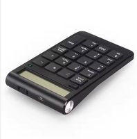 Mini teclado numérico inalámbrico de 2,4 GHz, teclado digital de 18 teclas para contabilidad, portátil, tabletas