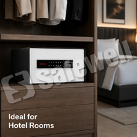 Caja Fuerte Digital LED con Control Táctil Safewell para Hoteles, Protección de Objetos de Valor para Huéspedes, Envío a Granel