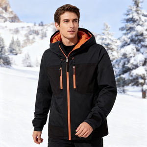 Jaket Ski cuaca dingin ekstrem pria, mantel papan salju tahan air dengan teknologi tahan angin 360 derajat - Product Image 1