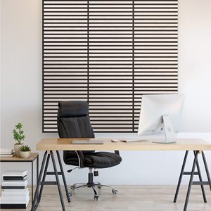 Paneles de pared de madera Akupanel personalizables de alta calidad, chapa no tóxica para decoración Interior moderna, paneles acústicos de buena calidad - Product Image 4