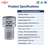 Connecteur Circulaire Robuste et Compact OEM 10 Gbit/s Ethernet T Contact à Faible Bruit de Liaison Transversale pour Environnements Hostiles et Alimentation